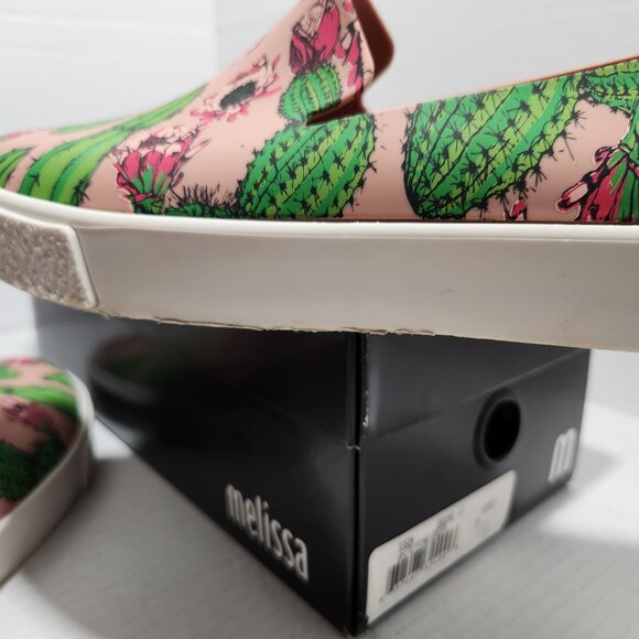 Melissa Ground III Pink Cactus Flower Slip-on Tennis Shoe - Picture 8 of 12